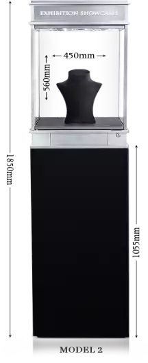 jewellery showcases for hire